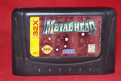 Metal Head (Sega Genesis 32X, 1995) Authentic Game Cartridge - Image 1 of 3
