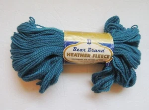 BEAR BRAND Shetland & Virgin Heather fleece Wool VTG 1 Skein H37 NEW 2 OZ rare - Picture 1 of 6