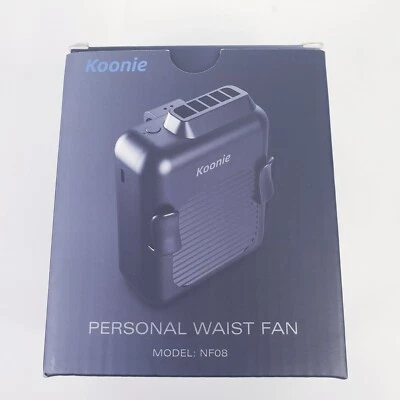 Koonie Portable Waist Fan Strong Airflow Hands-free Rechargeable NF08 - Image 1 of 4