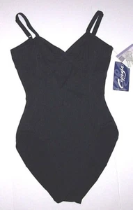 Capezio X-Front Leotard Bodysuit Cross Front Camisole Adjust New Women L or XL - Picture 1 of 9