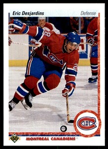 1990-91 Upper Deck Eric Desjardins Rookie Montreal Canadiens #428
