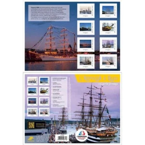 France 2023 boat ship Armada quai ROUEN docks LE BELEM bateau navire 8v mnh - Picture 1 of 3