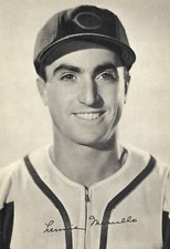 1944 Lennie Merullo  CHICAGO CUBS  UNSIGNED  6 x 8-1/2  PICTURE PACK PHOTO #1