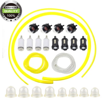 Fuel Filter Line Primer Bulbs(4 Size)Kit For Poulan Zama Echo Weedeater ChainSaw - Image 1 of 3