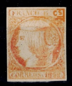Sello Isabel II España Spain Lujo 7 - Imagen 1 de 1