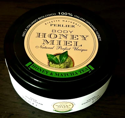 PERLIER Honey Miel Nurturing Body Balm Cream Honey Matcha Tea  6.7 oz. Brand New - Image 1 of 4
