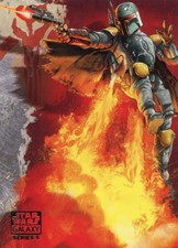 2010 Star Wars Galaxy Series 5 BASE Trading Card #67 BOUNTY HUNTERS