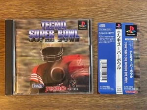 SONY PLAYSTATION  PS  JAPAN  TECMO SUPER BOWL - Picture 1 of 3
