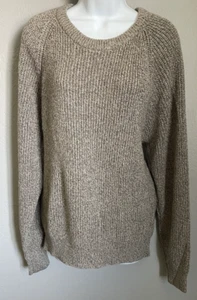 Vintage Boundary Waters Chunky Knit Sweater Long Sleeve Brown Womens Size XL - Picture 1 of 10