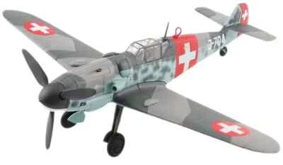 Messerschmitt Bf 109, 7 Fliegerkompanie, F. A. Svizzera 1944, 1:48 Hobby Master - Immagine 1 di 4