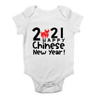 Year Of Ox Chinese New Year Baby Grow Vest Bodysuit Boys Girls