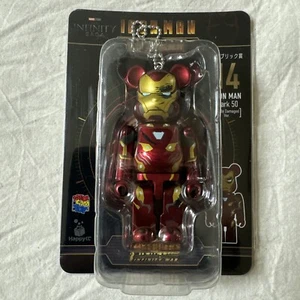 Bearbrick Iron Man Mark 50 Battle Damaged Ver. 100% MARVEL INFINITY SAGA #14 - Picture 1 of 1