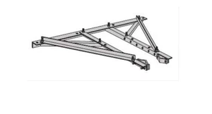 ROHN Tower HBUTVRO G-Series Wall Mount/Mounting Bracket OEM Rohn 25G 45G 55G - Picture 1 of 2