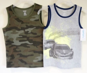 NWT Carter's Lot Of Two Tank Tops Shirt Boy's Size 7 - Picture 1 of 1