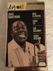 Jazzball VHS 1988 Jazz Louis Armstrong Cab Calloway Duke Ellington Near Mint - Foto 1 di 4