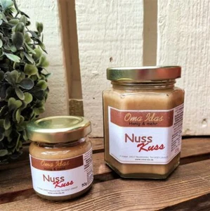 Nusskuss Haselnuss im Honig Nusshonig Nuss Geschenk Idee Glas Imkerhonig Bienen - Bild 1 von 3