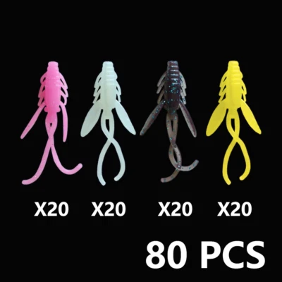 Soft Plastic Crawfish Bait Fishing Lure for Crappie, Bass, Bluegill, White Perch - Image 1 of 4