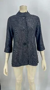 Jm Collection Damask Swing Jacket, Size Small - Picture 1 of 2