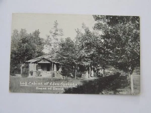 Benton Harbor Michigan MI House of David Eden Springs Log Cabins - Picture 1 of 2