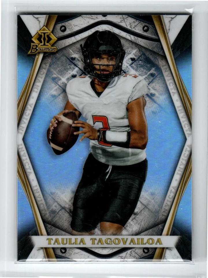 2022 Bowman University Chrome Invicta #BI20 Taulia Tagovailoa - Image 1 of 1