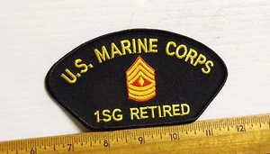 US Marine Corps - 1st SG Retired Embroidered Patch - Picture 1 of 4