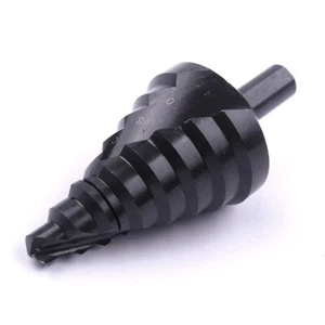 10-45MM HSS Nitriding Spiral Groove Flute 8 Step Drill Bit Hole Cutter Tool  - Picture 1 of 5