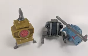 1987 Hasbro Vintage ARAH GI Joe motorisiertes Actionpaket getragen beschädigte Waffe Posten #2 - Bild 1 von 4