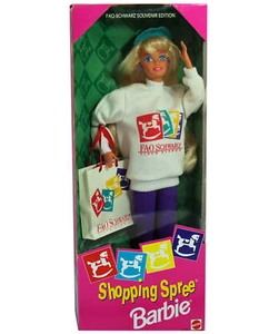 1994 FAO Schwarz Shopping Spree Barbie, NRFB, (12749) Damaged Box - Picture 1 of 2