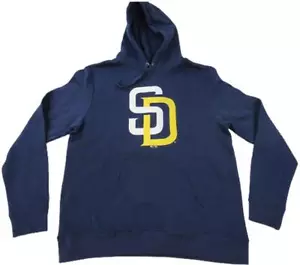 New San Diego Padres Mens Sizes S-M-L-XL-2XL-4XL Blue Hoodie - Picture 1 of 7