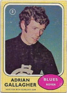 1970 Scanlens (2) Adrian GALLAGHER Carlton # - Bild 1 von 2