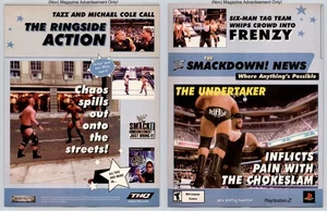 WWF Smack Down Just Bring It Playstation 2 Game Promo 2001 2Page Advertisement - Picture 1 of 5