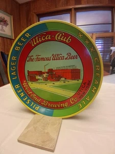1940er Utica-Club "The Famous Utica beer" TRAY West End Brewing Co. Sehr guter Zustand - Bild 1 von 4