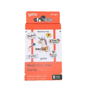 Yoto Make Your Own Cards Pack of 10 Blank Cards with Sticker Sheets NIB - Picture 1 of 2