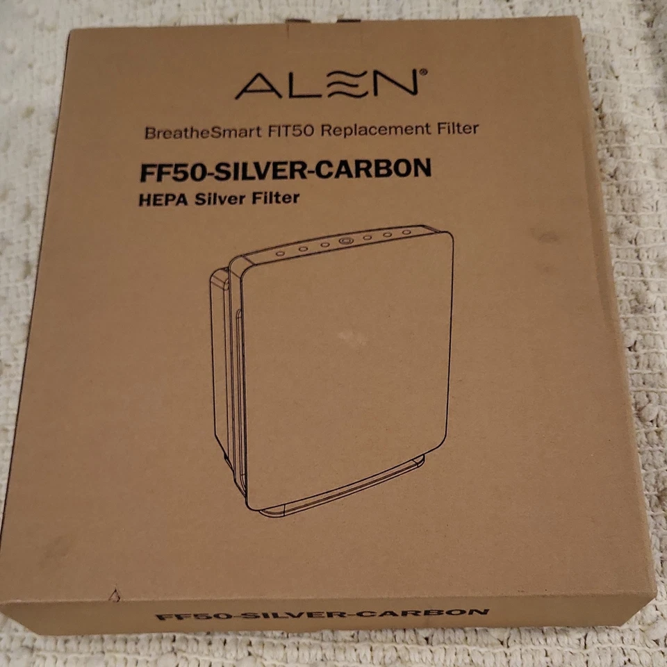 Nuevo filtro de aire Alen FF50 HEPA Silver OdorCell FIT50 BreatheSmart purificador Foto 1 de 1