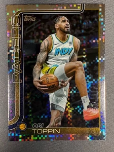 2025-26 Topps Flagship Checkerboard #51 Obi Toppin Indiana Pacers - Imagen 1 de 2