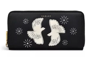 RADLEY GELDBÖRSE PORTEMONNAIE SCHWARZ MIT UMLAUFENDEM REISSVERSCHLUSS GROSS NEU!!! - Bild 1 von 4