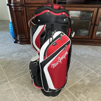 MacGregor Cart Golf Bag with with cover, 14-way Dividers, 7 zipper pockets - Image 1 of 4