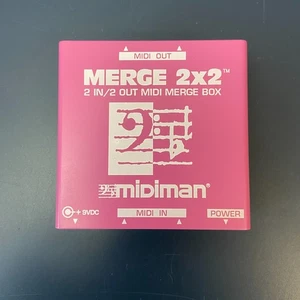 Midiman Merge 2x2 2 In/2 Out MIDI Merge Box - Picture 1 of 6