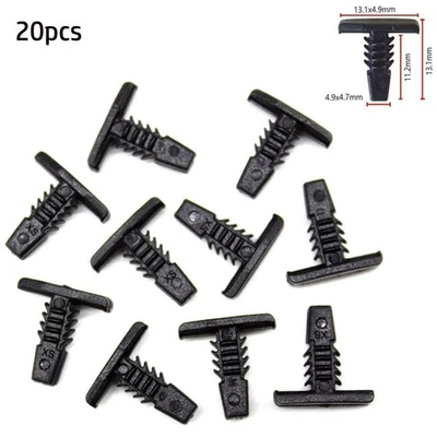 Door Weatherstrip Retainer Clip Length: 11mm Nylon Black Diameter: 5mm - Image 1 of 4