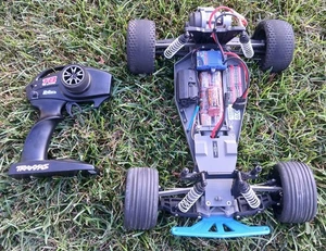 1/10 Traxxas Rustler 2wd Electric No Body Tested & Working Pre-Owned VG - Picture 1 of 17