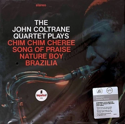 JOHN COLTRANE QUARTET Plays LP Acoustic Sounds AUDIOPHILE VINYL New SEALED chim - Image 1 of 4