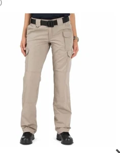 NWT 5.11 WOMENS size 14 Long Tactical Cotton Canvas Pants Khaki 64355 Military - Picture 1 of 5