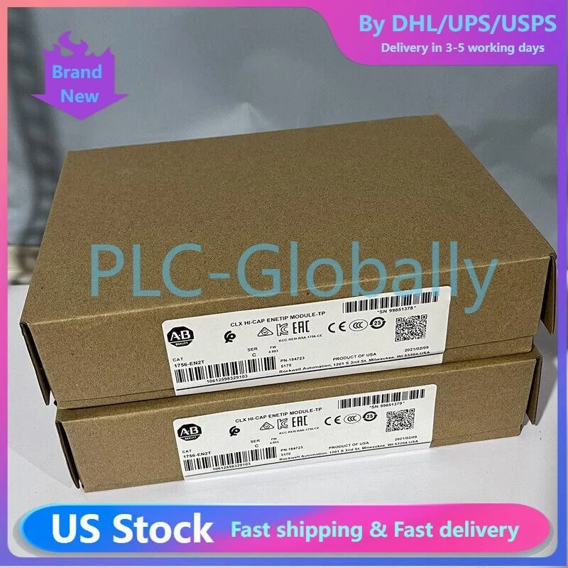 2022-2023 AB 1756-EN2T ControlLogix EtherNet/IP Module New Factory Sealed In US - Image 1 of 2