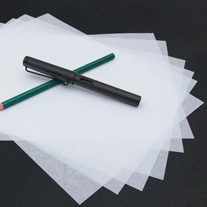 100 Pcs Paper Tracing Student Transparent Translucent Copying - Picture 1 of 11