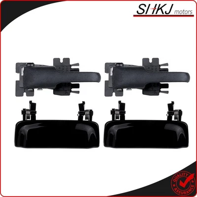 2 manijas de puerta interiores y 2 exteriores izquierda derecha para Ford Explorer Sport Trac 2002-2003 Foto 1 de 4