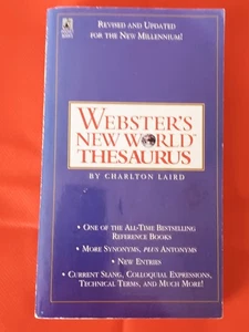 VTG WEBSTER'S NEW WORLD THESAURUS. P/B 494 p. FREE SHIPPING. - Picture 1 of 2