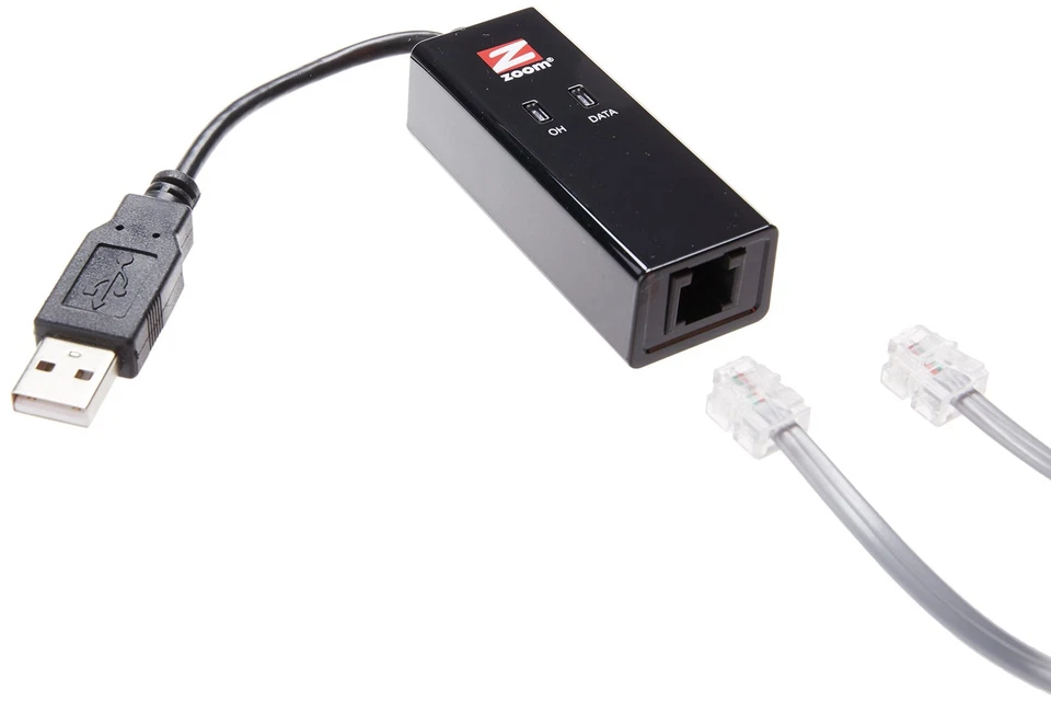 Zoom Model 3095 USB Modem - 56K V.92 Data + Fax - Image 1 of 1
