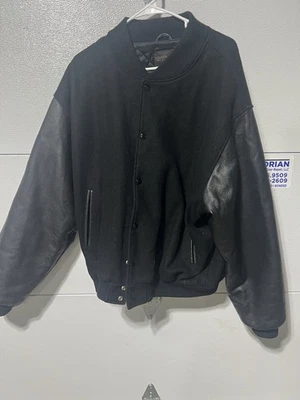 Mens 3XL Golden Bear USA Varsity Jacket Vintage Wool Leather Letterman Sterling - Image 1 of 4