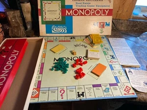 Vintage 1961 Parker Brothers Monopoly Brettspiel - Bild 1 von 8
