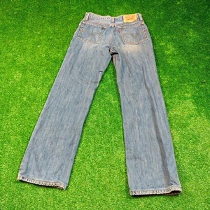 Jeans vintage Levi's 505 para hombre 30x32 cremallera recta azul denim casual clásico - Imagen 1 de 13